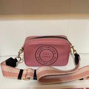 Marc Jacob’s pink cross body bag! Only worn once, great quality!